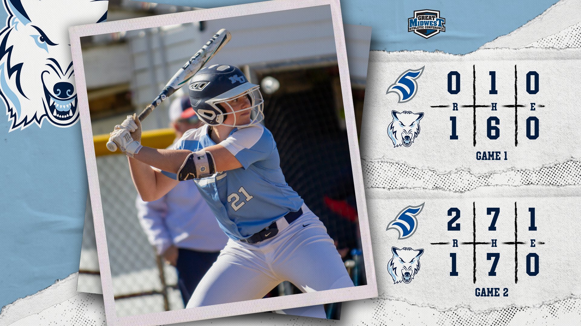 Softball Splits Doubleheader With Thomas More