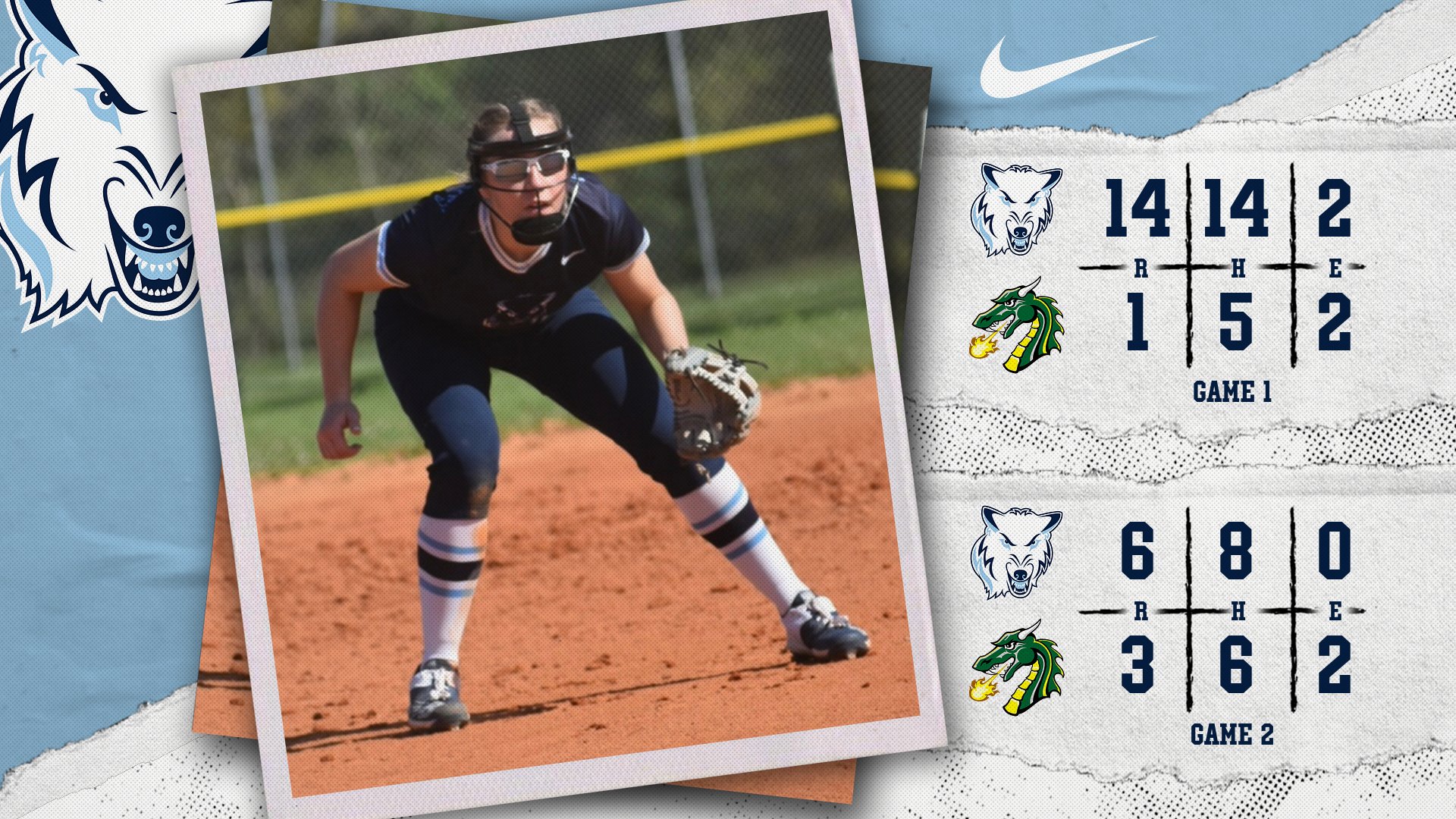 Softball Opens Conference Play With Doubleheader Sweep Over Tiffin