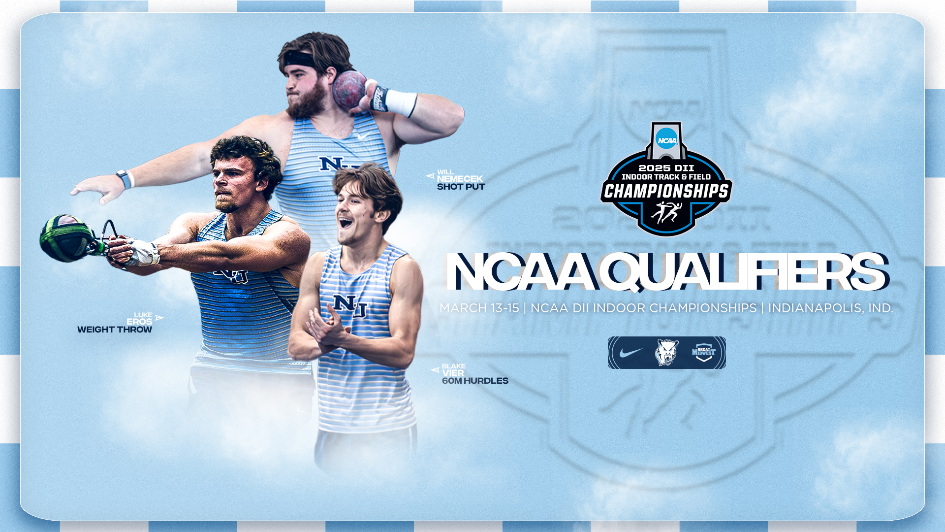 Nemecek Earns Second Straight Indoor All-America Honor At 2025 NCAA DII Indoor Championships