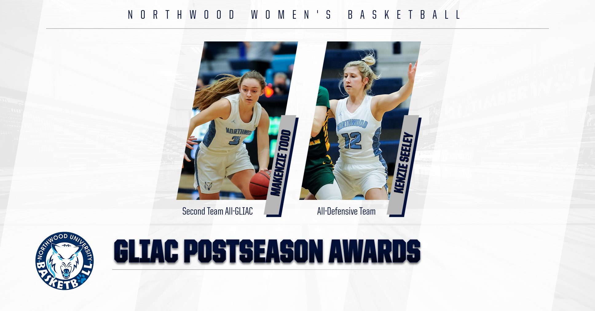 Makenzie Todd, Kenzie Seeley Recognized In Postseason GLIAC Awards