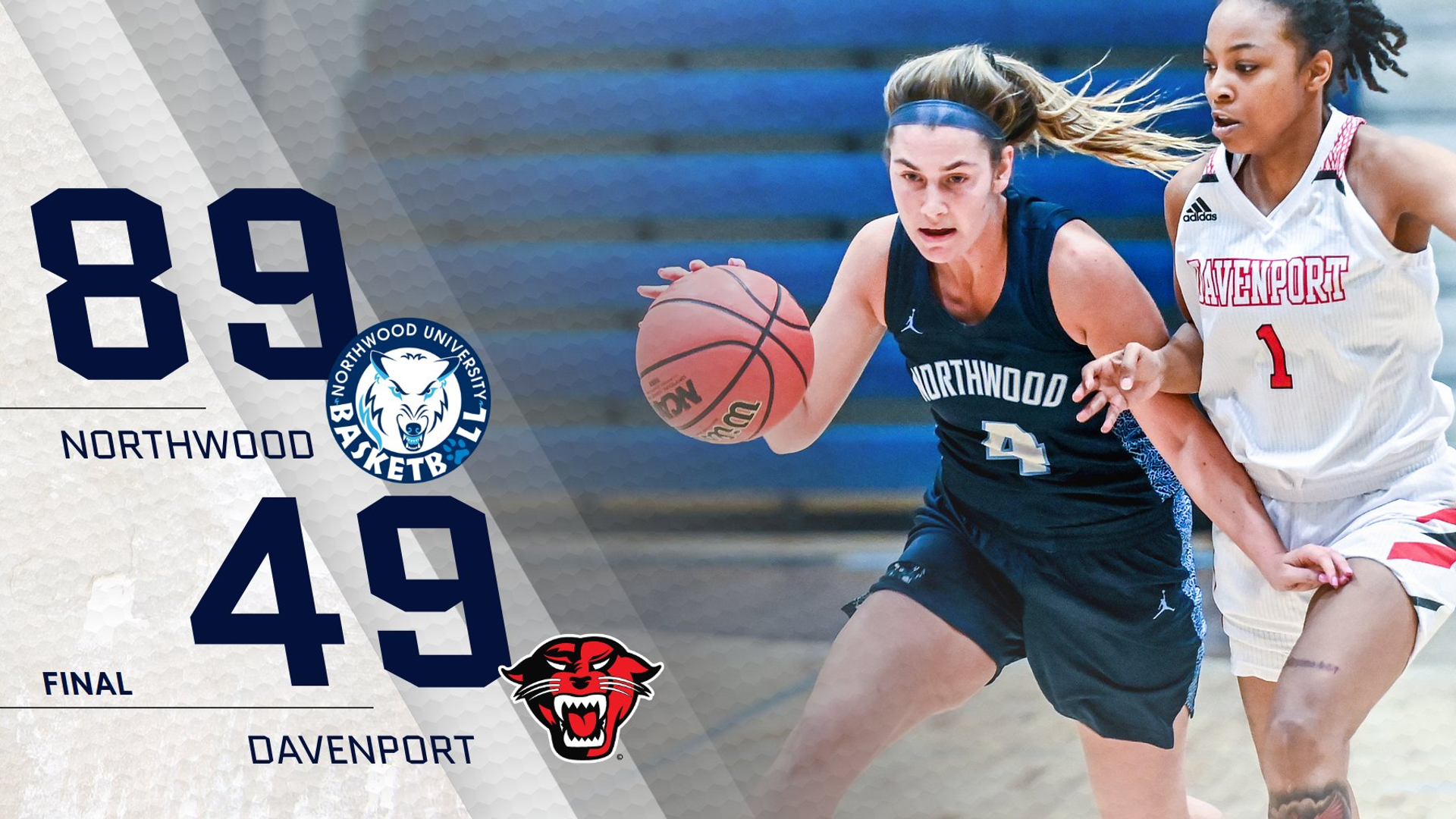 Women's Basketball Defeats Davenport 89-49