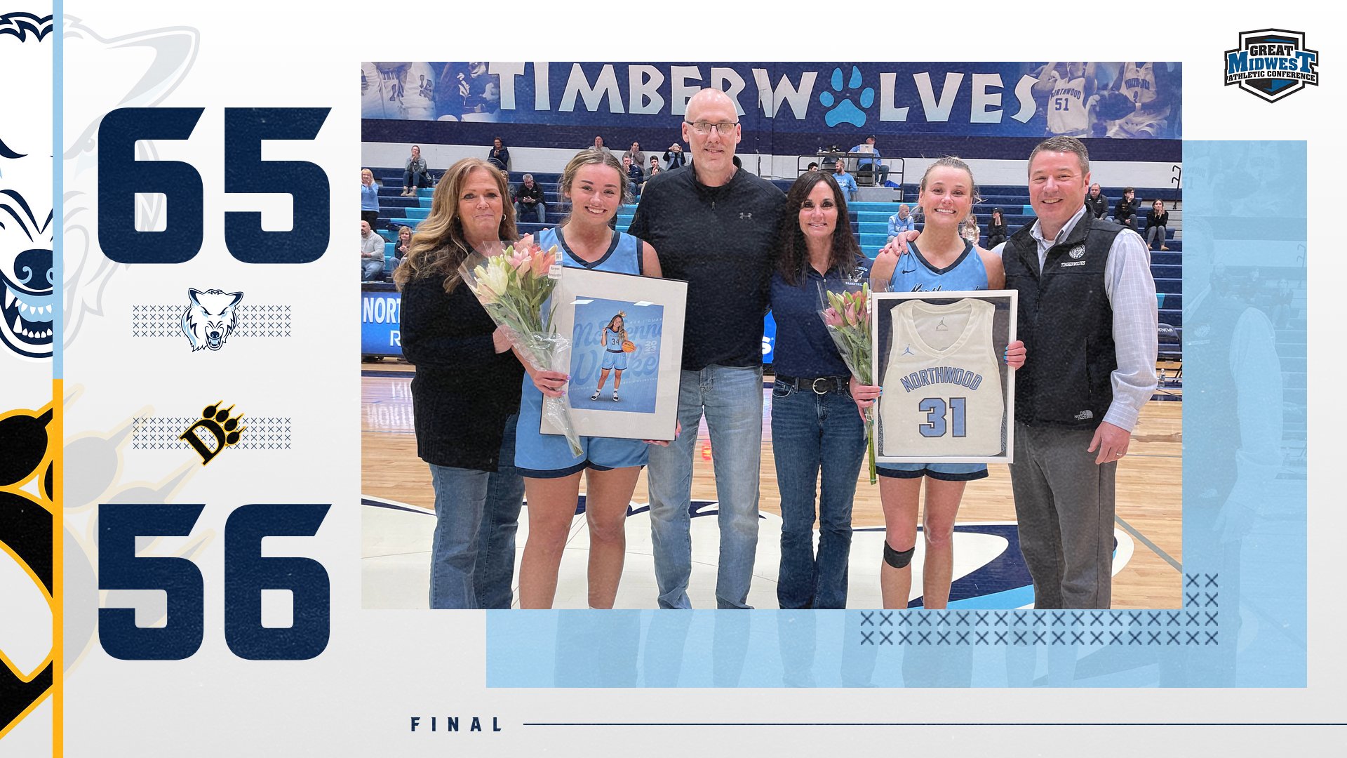 Women's Basketball Earns 65-56 Senior Day Win Over Ohio Dominican
