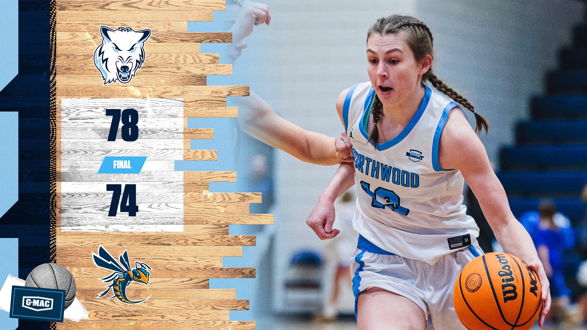 Women's Basketball Wins Wild 78-74 Contest Against Cedarville - Clinches Share Of G-MAC Regular Season Title