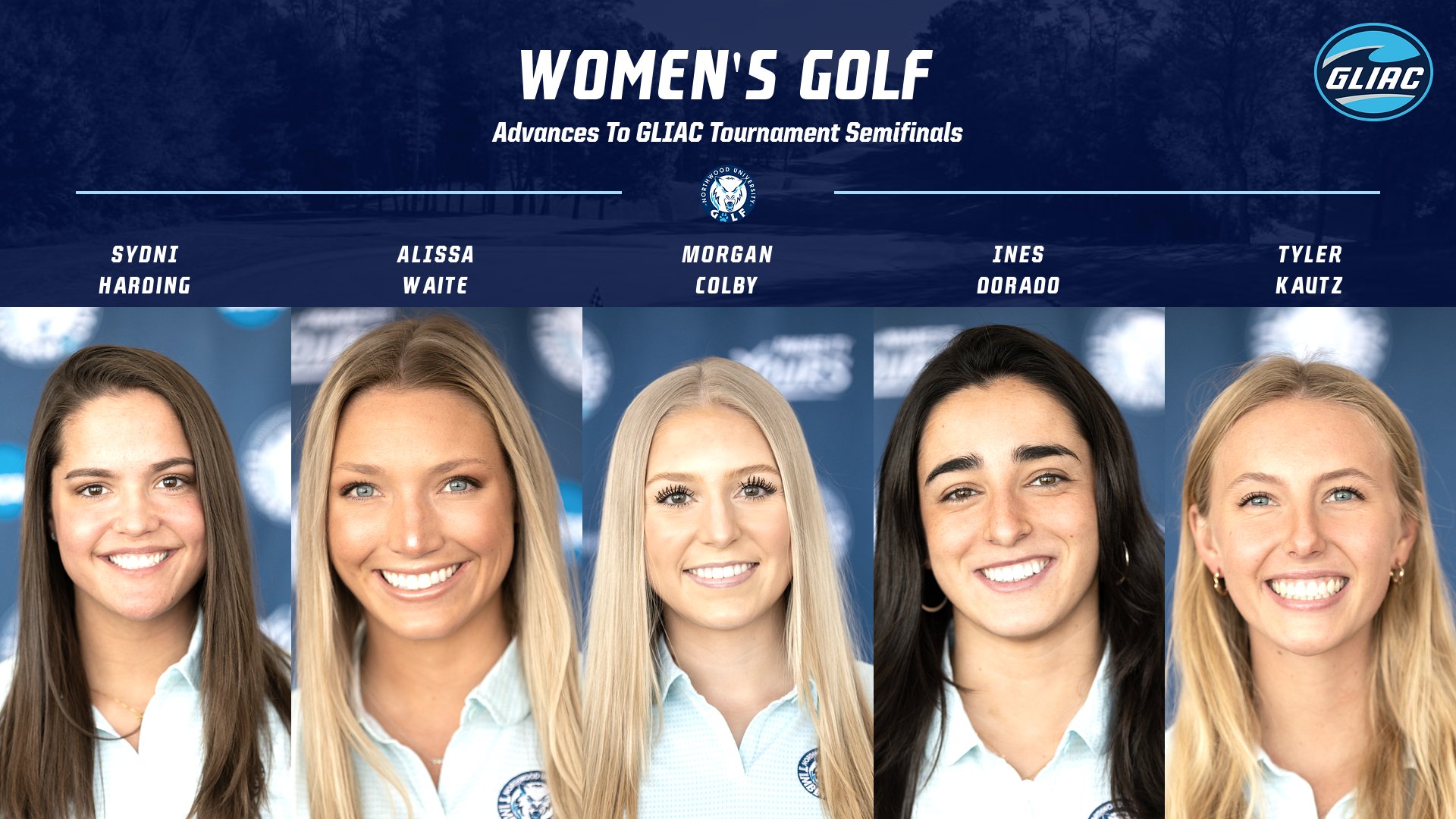 Women's Golf Reaches GLIAC Tournament Semifinals