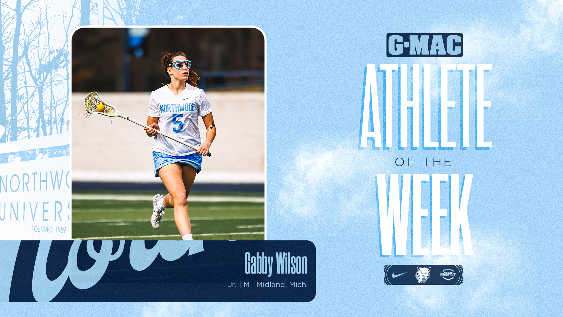 Gabby Wilson Earns Her Second G-MAC Defensive Athlete of The Week Award Of The Season