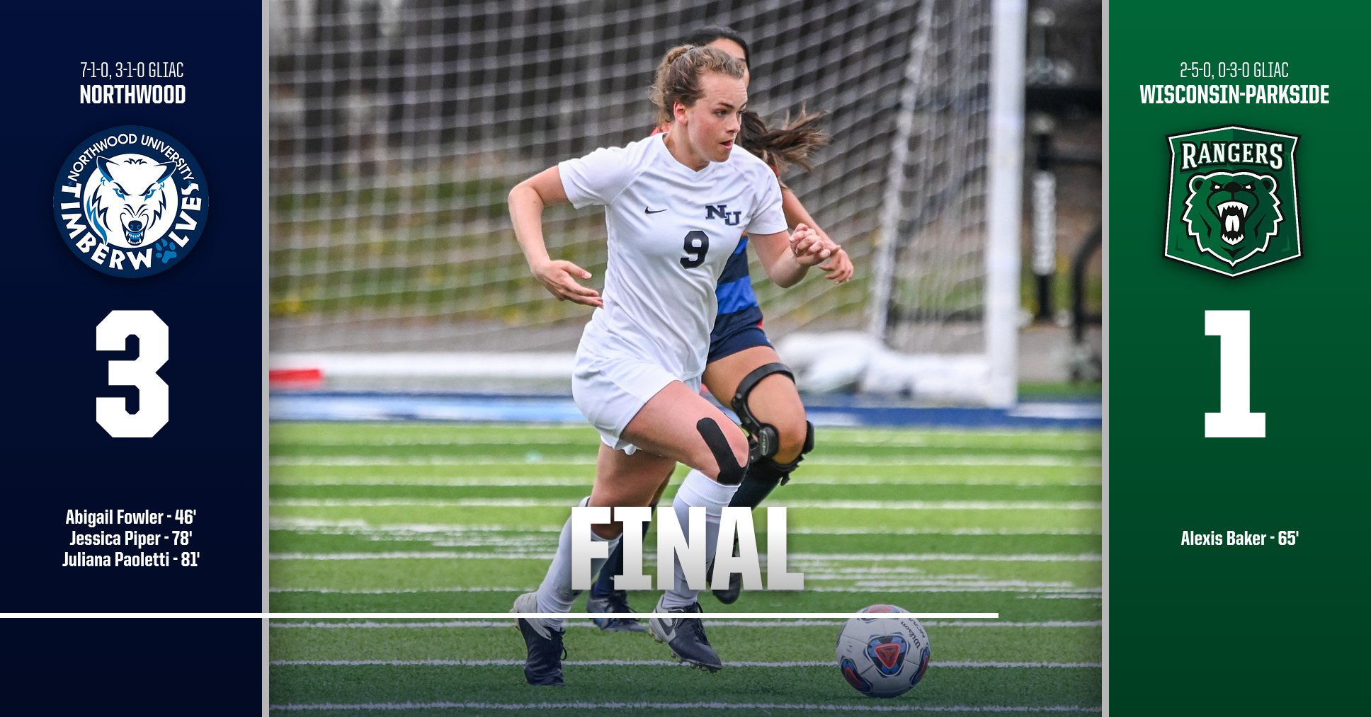 Women's Soccer Defeats Parkside 3-1