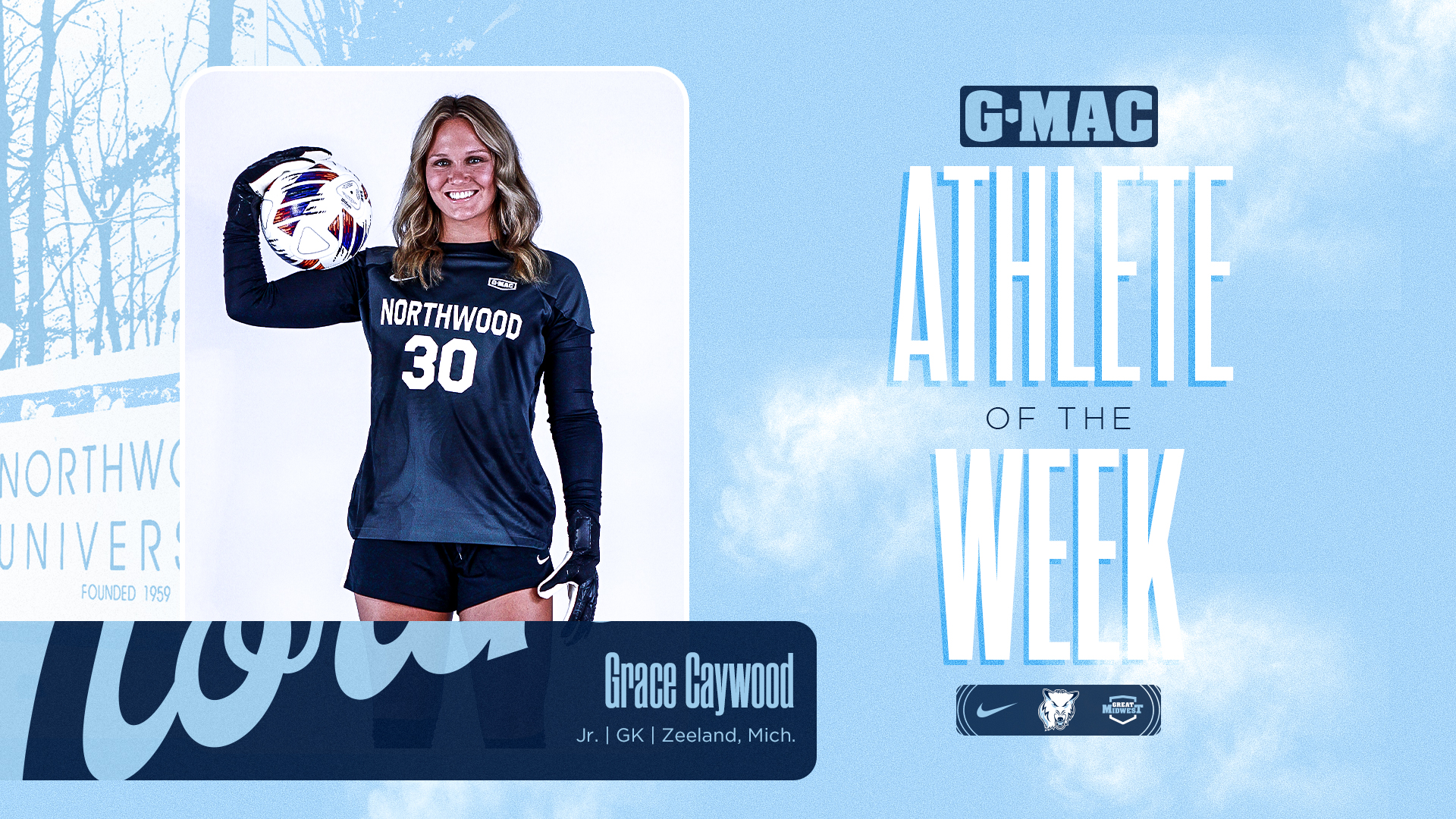 Caywood Earns G-MAC Defensive Player Of The Week After Women's Soccer 2-1 Win At Cal. (Pa.)