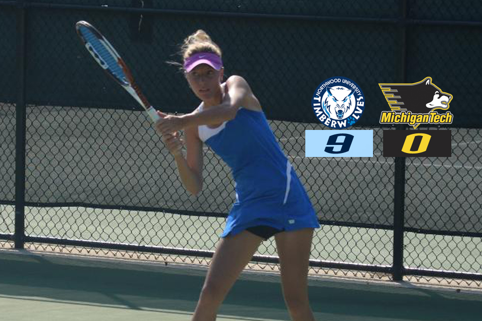 Women's Tennis Sweeps Michigan Tech 9-0