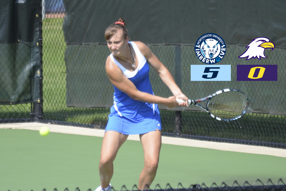 Women's Tennis Sweeps Ashland 5-0