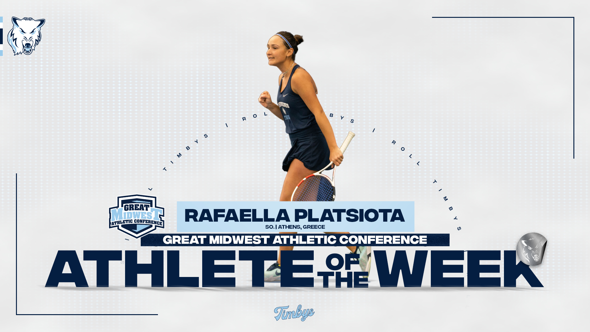 Rafaella Platsiota Earns G-MAC Women's Tennis Athlete of the Week
