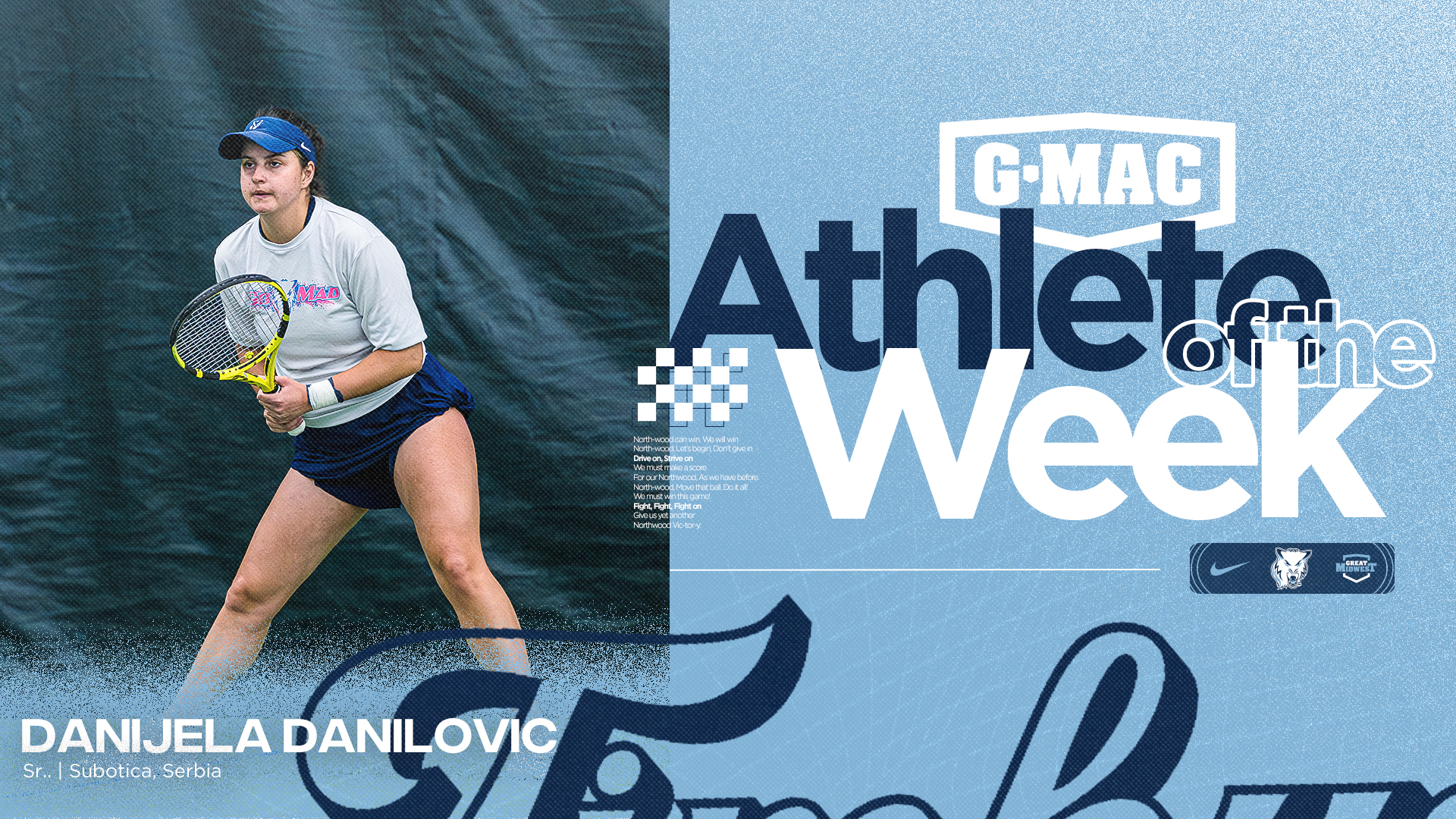 Danijela Danilovic Earns Second G-MAC Women's Athlete Of The Week Of The Season