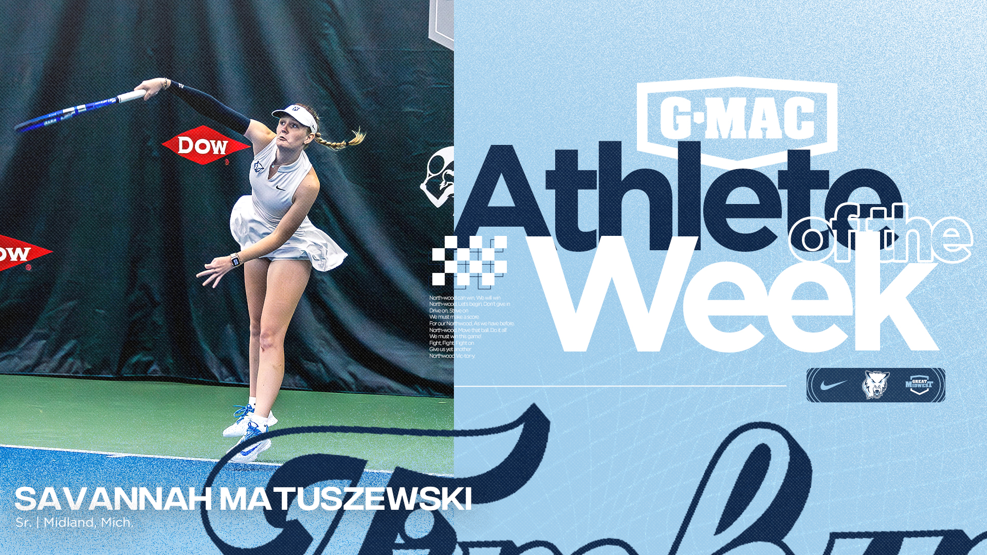 Savannah Matuszewski Named G-MAC Women's Tennis Athlete of the Week