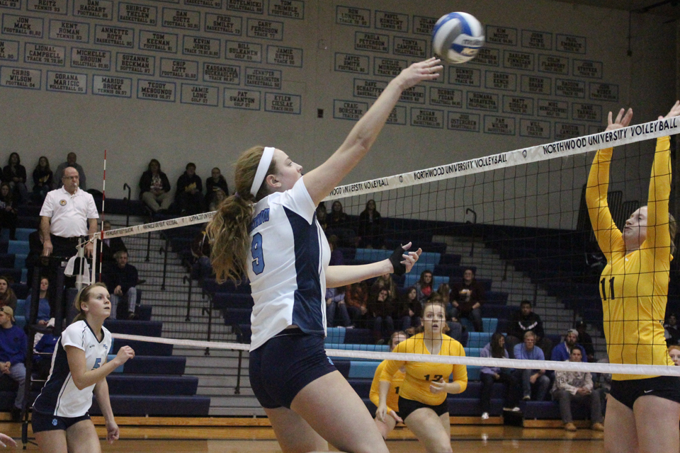 Volleyball Falls 3-1 At Wayne State