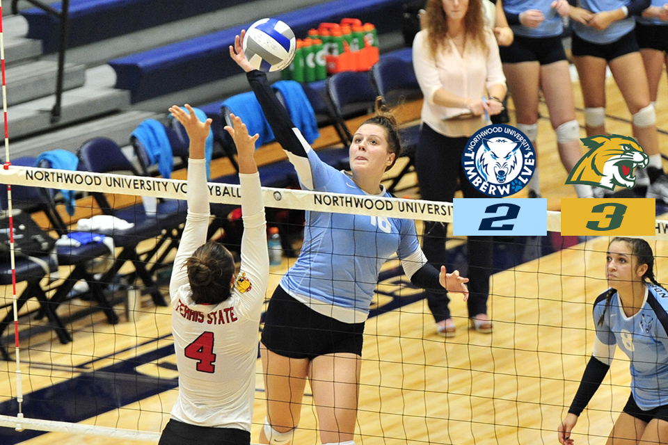 Volleyball Loses In Five Sets At Northern Michigan