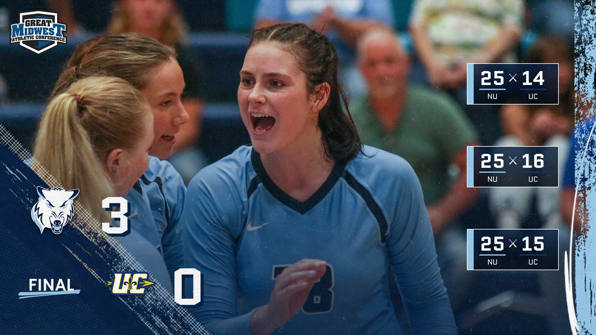 Volleyball Sweeps Ursuline 3-0