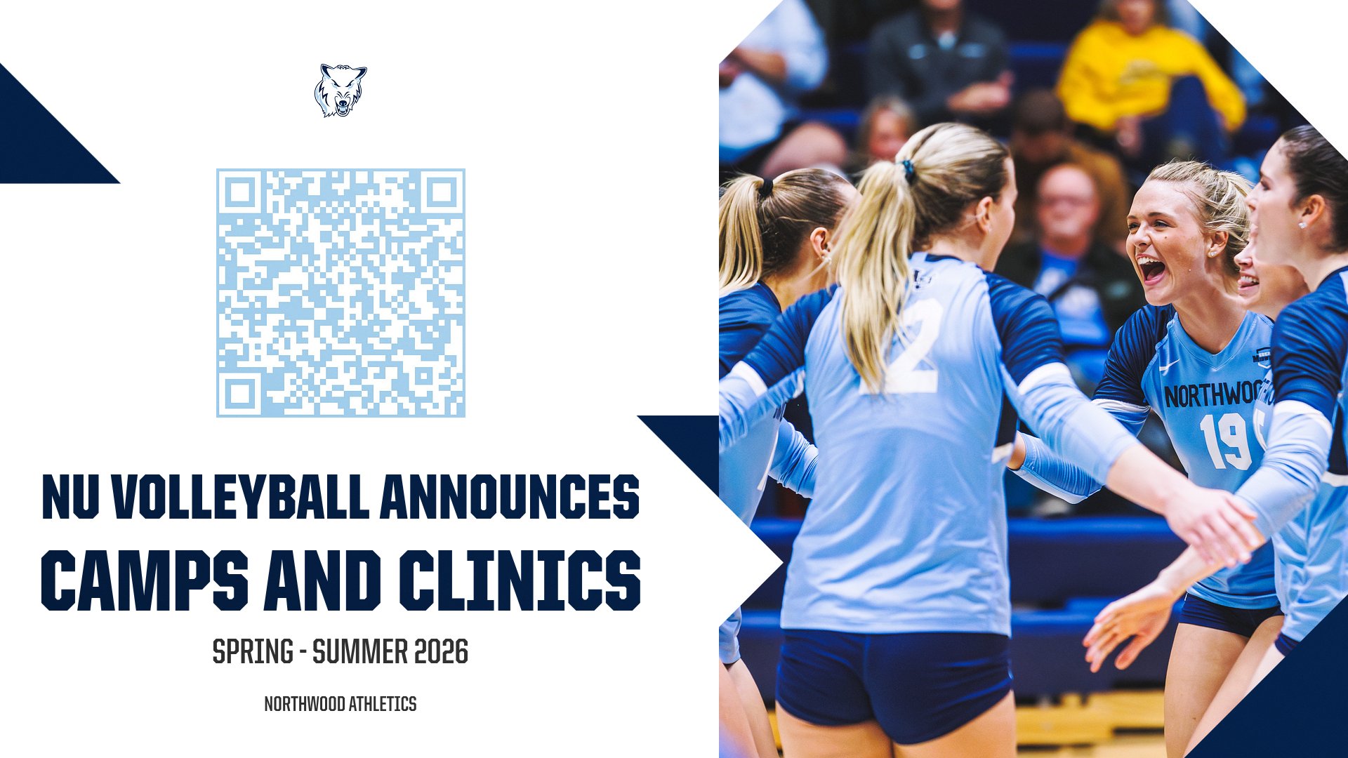 Northwood Volleyball Announces 2026 Volleyball Camps and Clinics