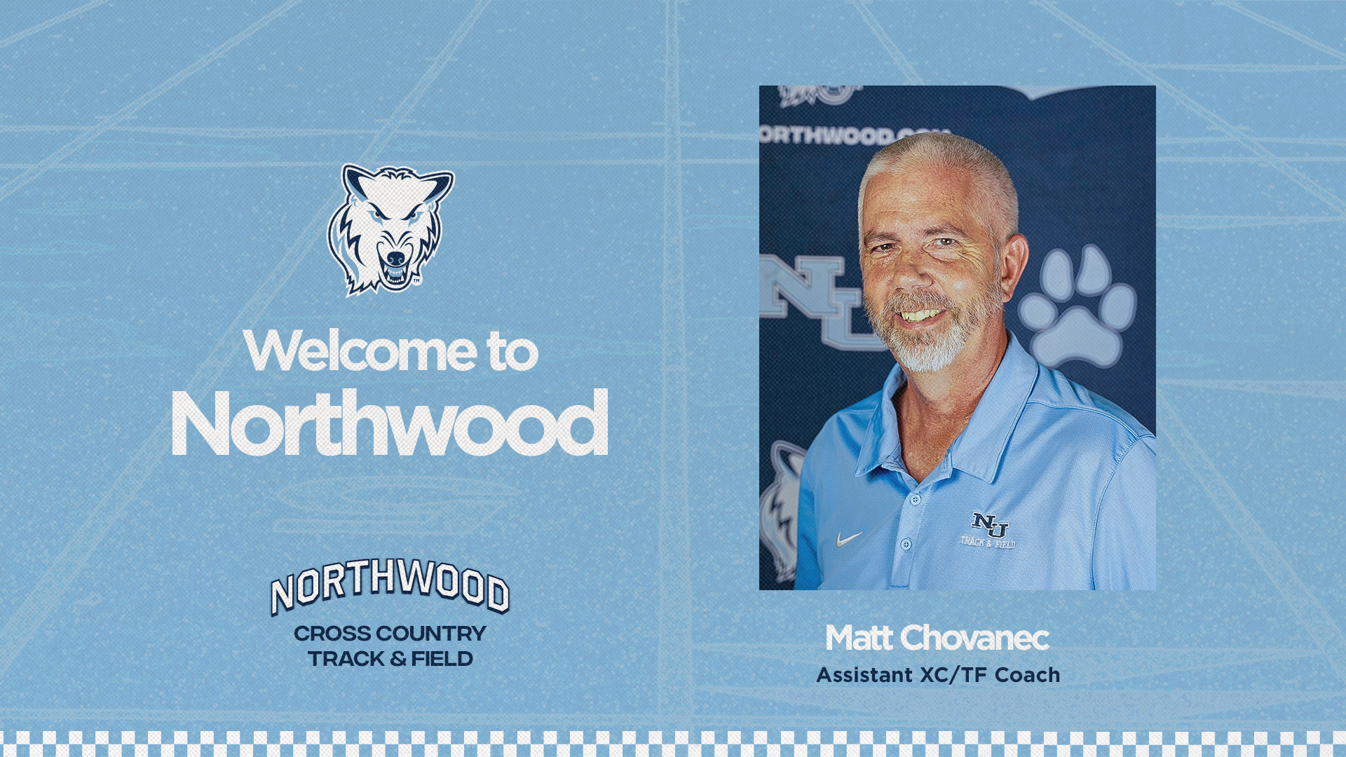 Matt Chovanec Joins Northwood Cross Country/Track & Field Coaching Staff